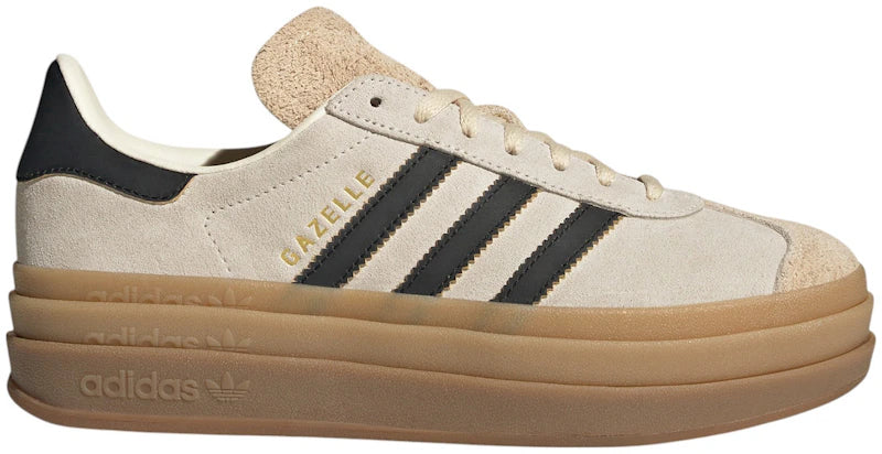 adidas Gazelle Cream White Core Black Sand Strata (Women's)