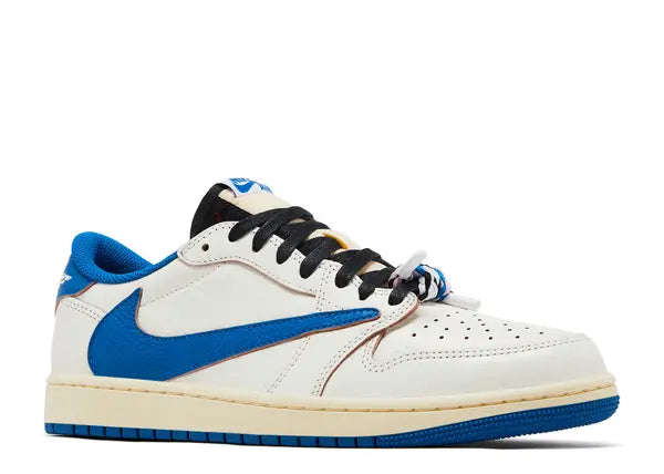 Nike Air Jordan 1 Low OG SP Fragment x Travis Scott Sail Military Blue