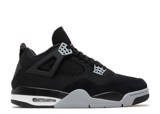 Nike Air Jordan 4 Black Canvas