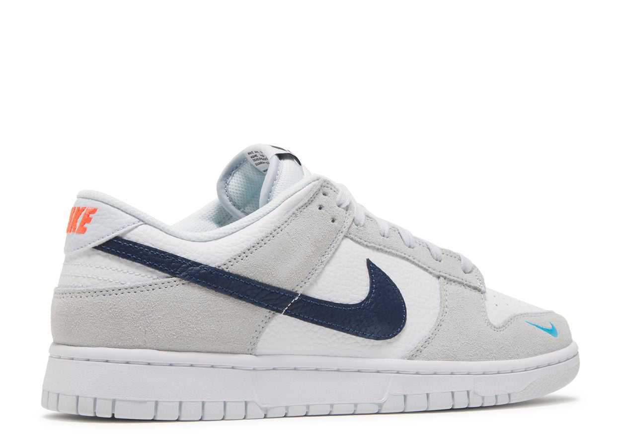 Nike Dunk Low Mini Swoosh Football Grey