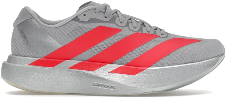 adidas Adizero Evo SL Silver Metallic Lucid Red