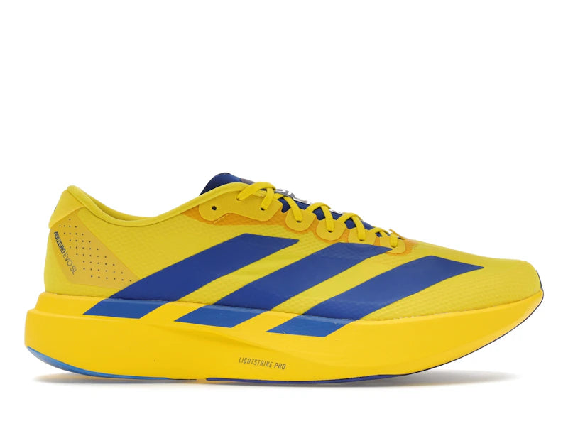 adidas Adizero Evo SL Yellow Royal Blue