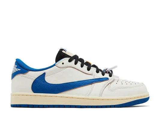 Nike Air Jordan 1 Low OG SP Fragment x Travis Scott Sail Military Blue