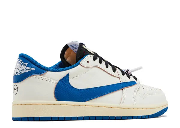 Nike Air Jordan 1 Low OG SP Fragment x Travis Scott Sail Military Blue
